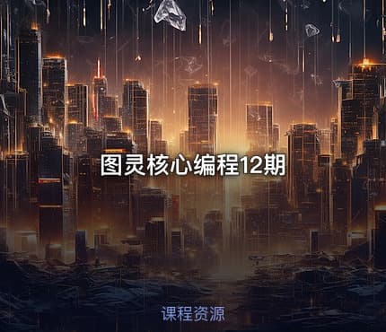 图灵核心编程12期