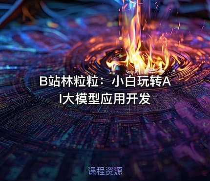 B站林粒粒：小白玩转AI大模型应用开发