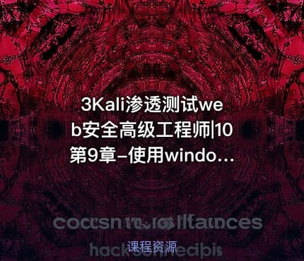 3Kali渗透测试web安全高级工程师|10第9章-使用windows和linux客户端进行渗透的审计