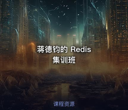 蒋德钧的 Redis 集训班