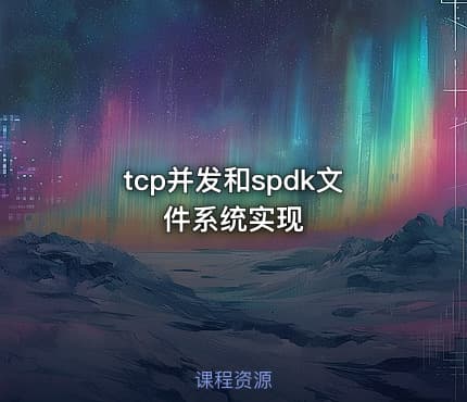 tcp并发和spdk文件系统实现