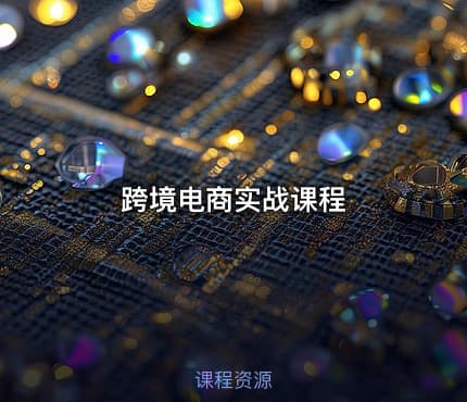 跨境电商实战课程