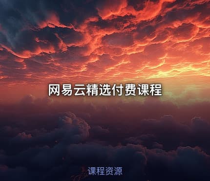 网易云精选付费课程