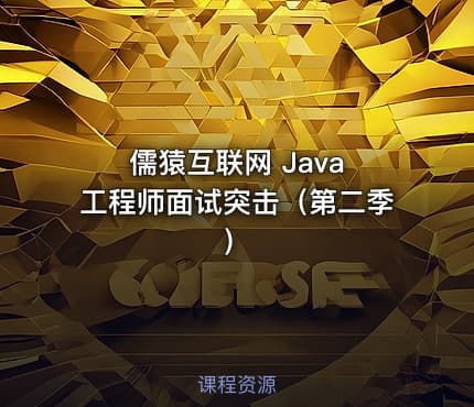 儒猿互联网 Java 工程师面试突击（第二季）