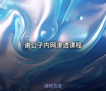 谢公子内网渗透课程