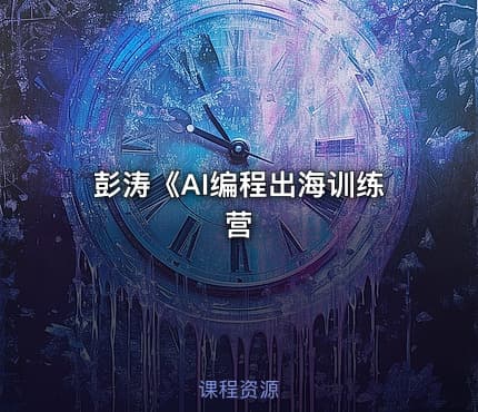彭涛《AI编程出海训练营