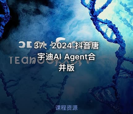 37、2024 抖音唐宇迪AI Agent合并版