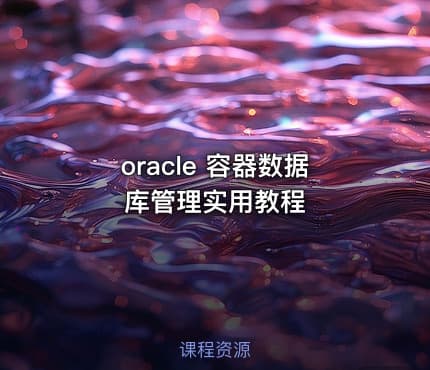 oracle 容器数据库管理实用教程