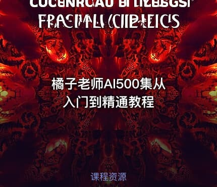 橘子老师AI500集从入门到精通教程