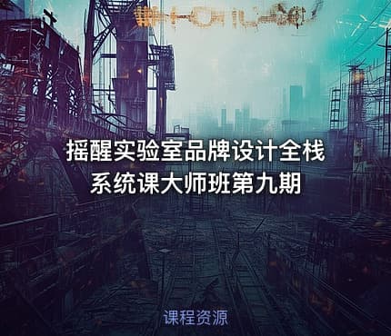摇醒实验室品牌设计全栈系统课大师班第九期
