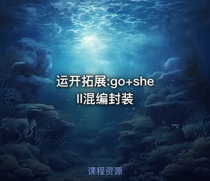 运开拓展:go+shell混编封装