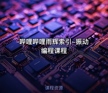 哔哩哔哩雨辉索引-振动编程课程