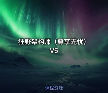 狂野架构师（尊享无忧）V5