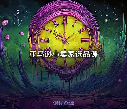 亚马逊小卖家选品课
