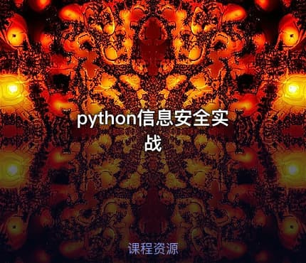 python信息安全实战