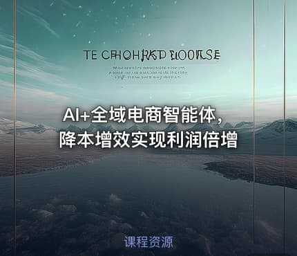 AI+全域电商智能体，降本增效实现利润倍增