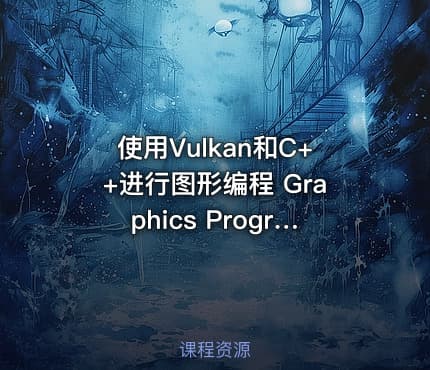 使用Vulkan和C++进行图形编程 Graphics Programming with Vulkan and C