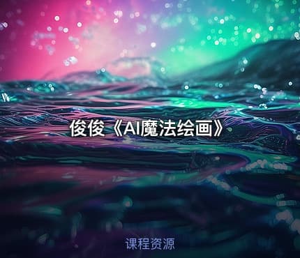 俊俊《AI魔法绘画》