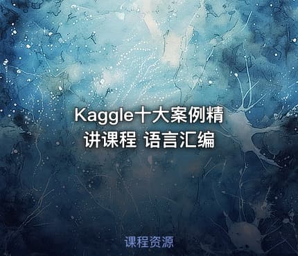 Kaggle十大案例精讲课程 语言汇编
