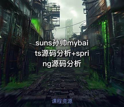 suns孙帅mybaits源码分析+spring源码分析