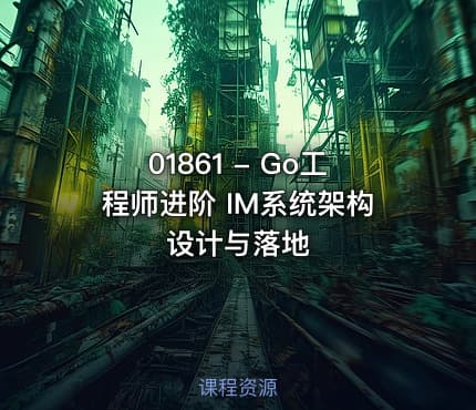 01861 - Go工程师进阶 IM系统架构设计与落地