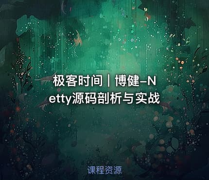 极客时间 | 博健-Netty源码剖析与实战