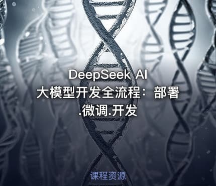 DeepSeek AI大模型开发全流程：部署.微调.开发