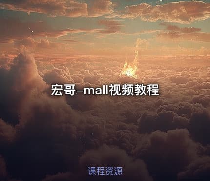 宏哥-mall视频教程