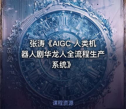 张涛《AIGC 人类机器人剧华龙人全流程生产系统》