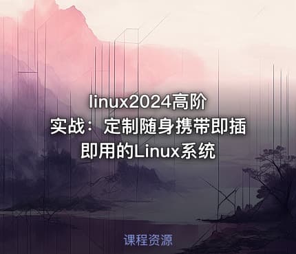 linux2024高阶实战：定制随身携带即插即用的Linux系统