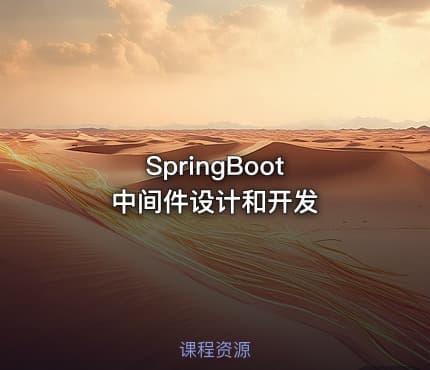 SpringBoot 中间件设计和开发