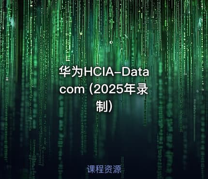 华为HCIA-Datacom (2025年录制)