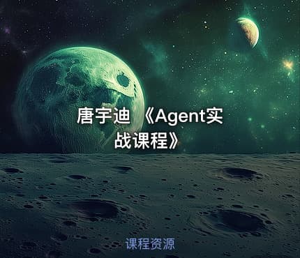 唐宇迪 《Agent实战课程》