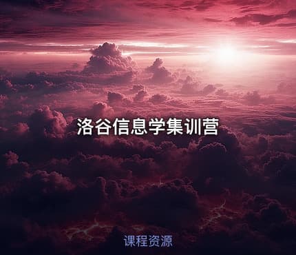 洛谷信息学集训营