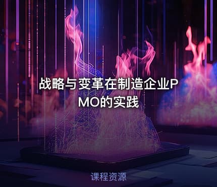战略与变革在制造企业PMO的实践