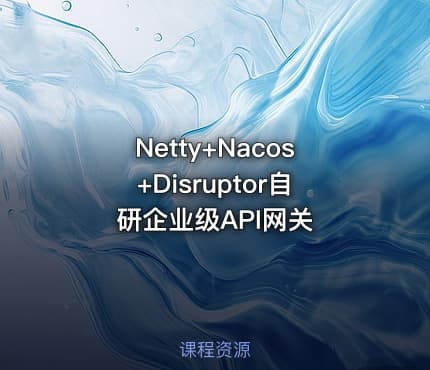 Netty+Nacos+Disruptor自研企业级API网关