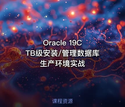 Oracle 19C TB级安装/管理数据库生产环境实战