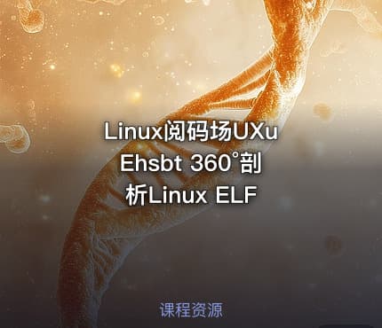 Linux阅码场UXuEhsbt 360°剖析Linux ELF
