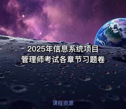 2025年信息系统项目管理师考试各章节习题卷
