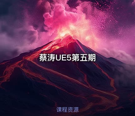 蔡涛UE5第五期