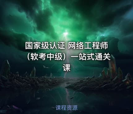 国家级认证 网络工程师（软考中级）一站式通关课