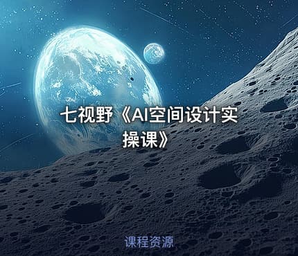 七视野《AI空间设计实操课》