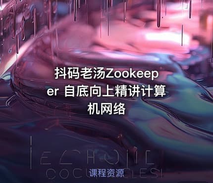 抖码老汤Zookeeper 自底向上精讲计算机网络