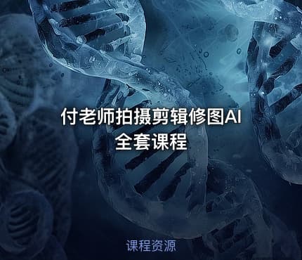 付老师拍摄剪辑修图AI全套课程