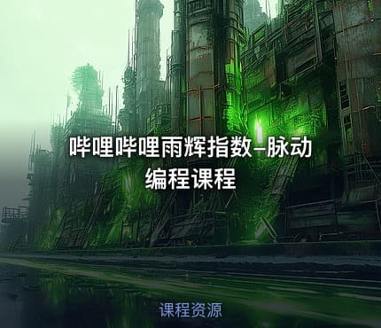 哔哩哔哩雨辉指数-脉动编程课程