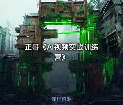 正哥《AI视频实战训练营》