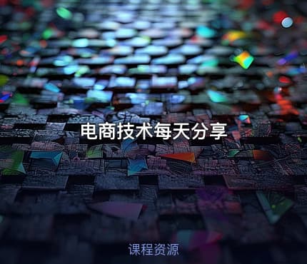 电商技术每天分享