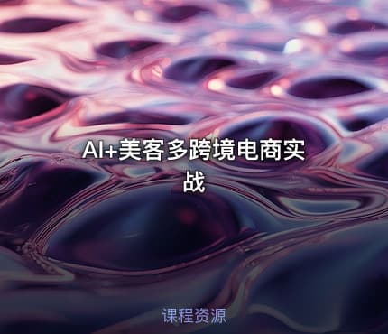 AI+美客多跨境电商实战