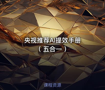 央视推荐AI提效手册 ( 五合一 )